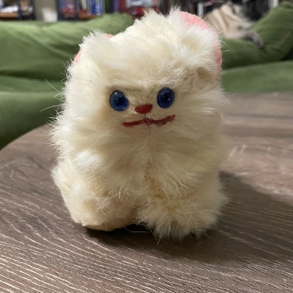 Vintage Other - Real fur cat mini plush
